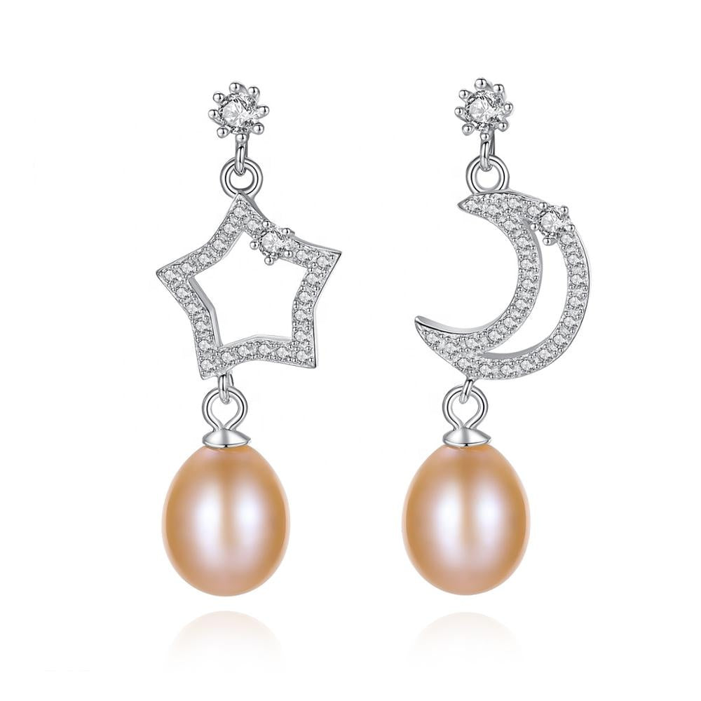 Luxury 925 Sterling Silver Earrings For Women, Girls, And Brides