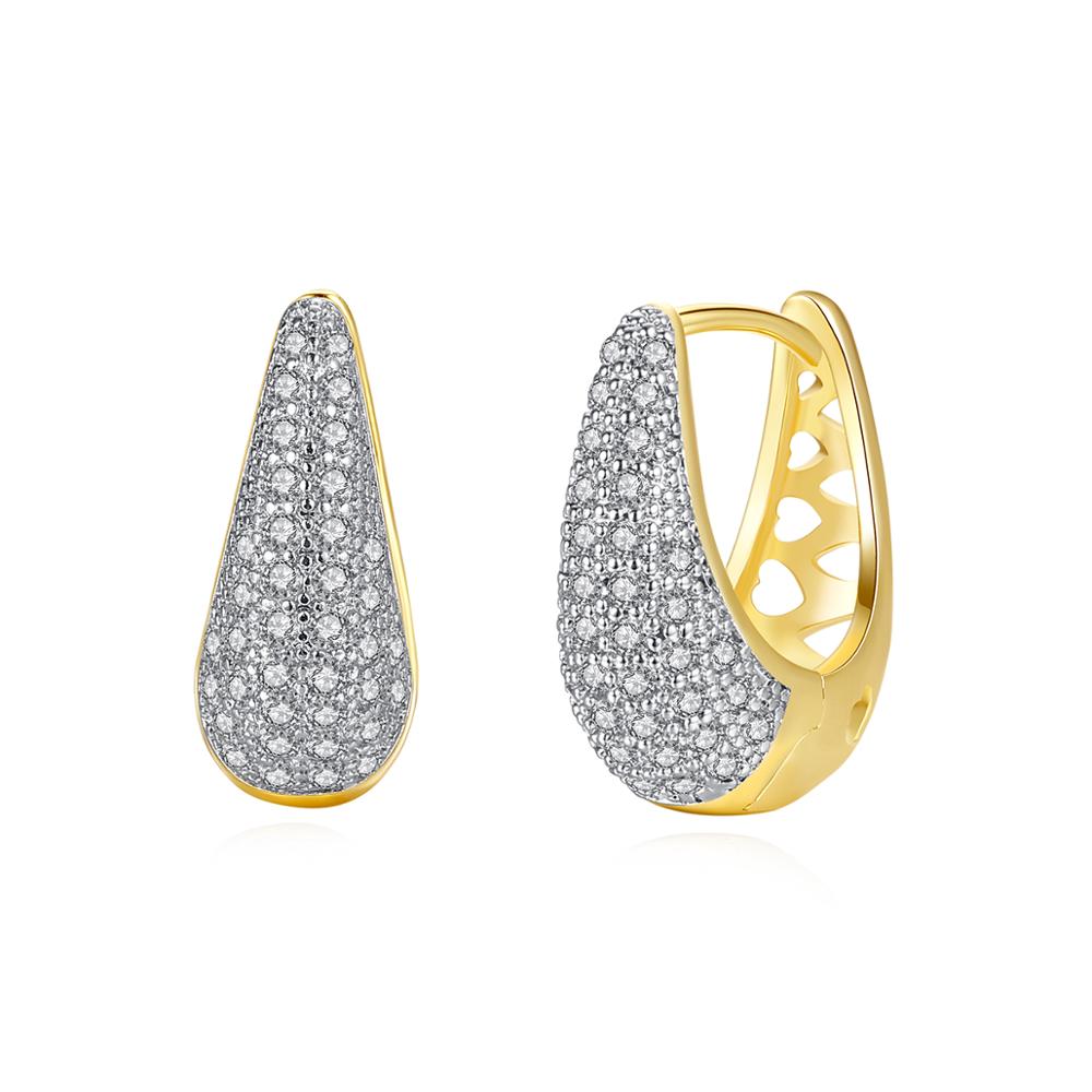 Shiny And Attractive Gold Plated Clip Earrings For Women & Brides & Girls