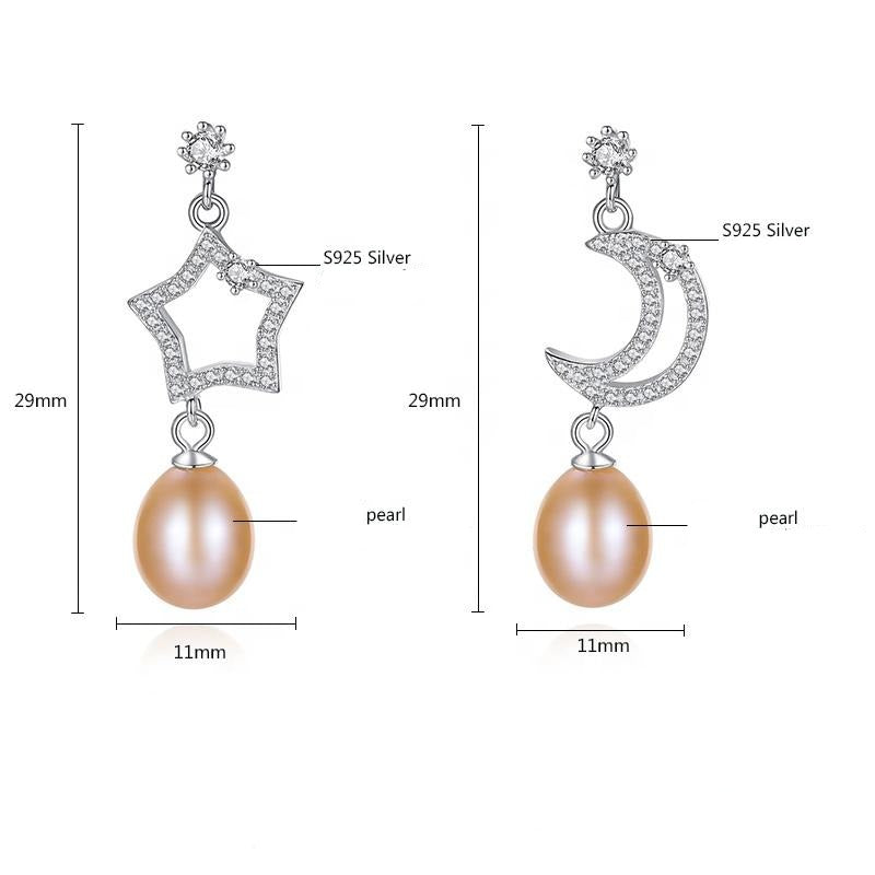 Luxury 925 Sterling Silver Earrings For Women, Girls, And Brides