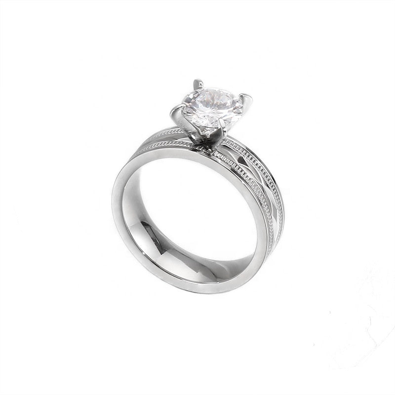Romantic Gold Plated Couple Rings For Couple, Women, And Men