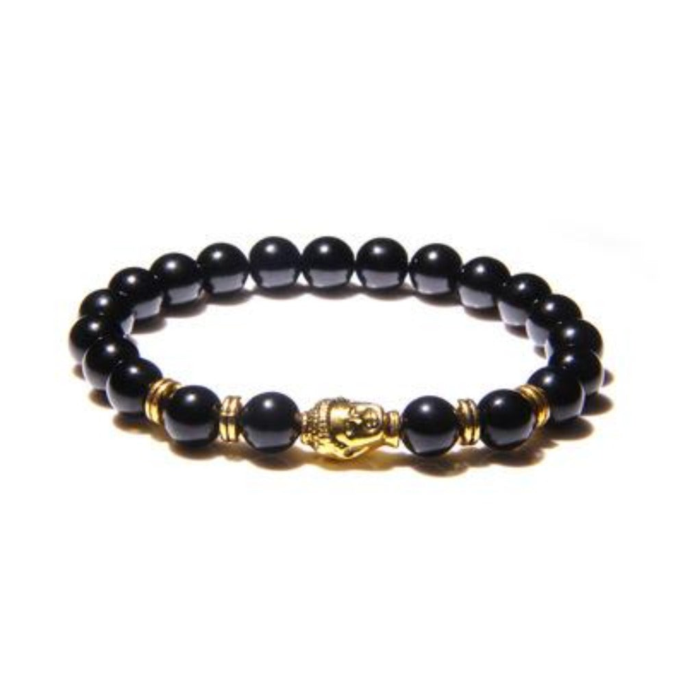 Trendy and Black Color Buddha Head Shaped Bangle/ Bracelet For Women & Men & Girls