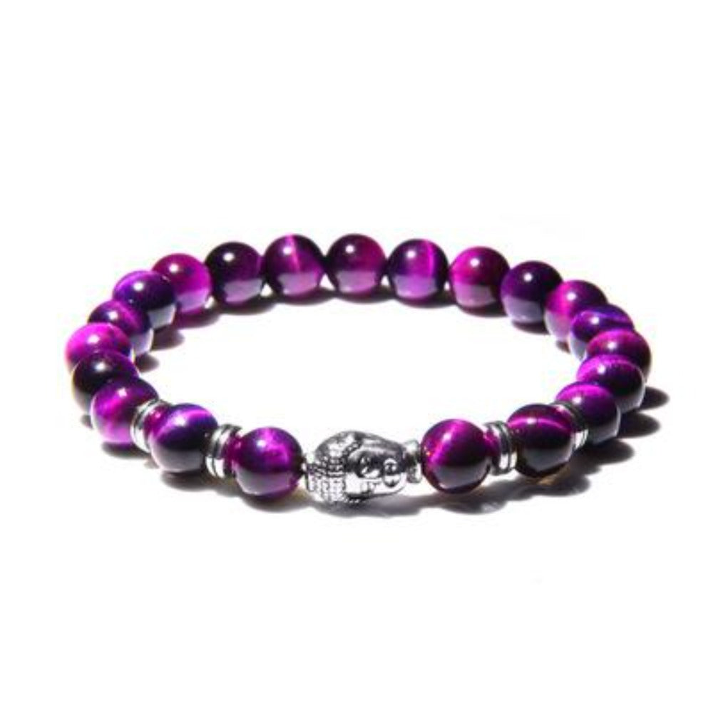 Trendy and Purple color Buddha Head Shaped Bangle/ Bracelet For Women & Men & Girls